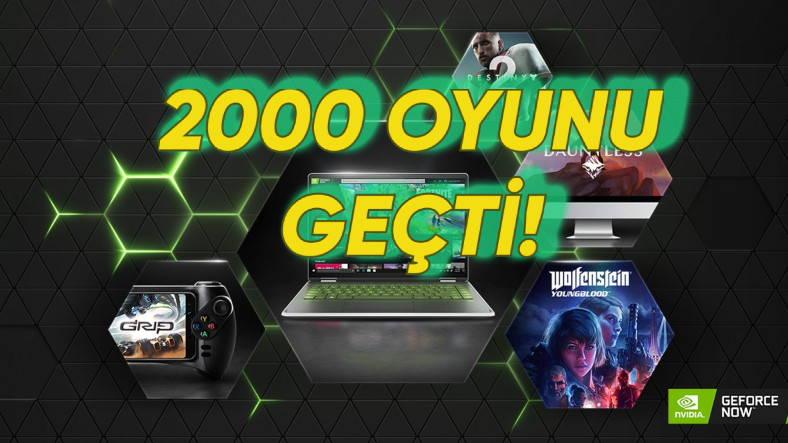 NVIDIA GeForce NOW'ın Oyun Sayısı 2000'i Geçti