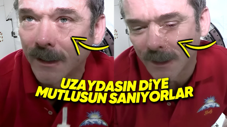 Yer Çekimsiz Ortamda Ağlayan Astronotların Göz Yaşları Nasıl Akıyor? [VIDEO)