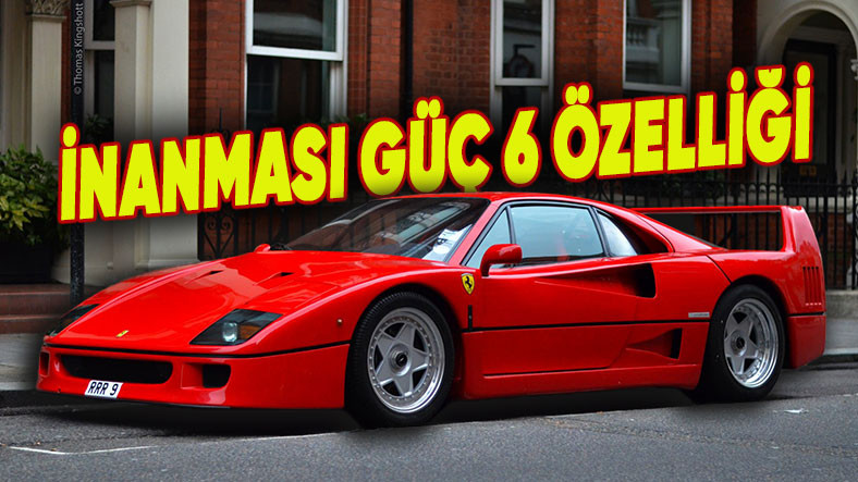 Ferrari F40’ın Neden Otomobil Tarihine Damga Vurduğunu Kanıtlayan 6 Bilgi