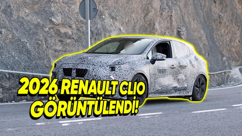 Yeni 2026 Model Renault Clio, Kamuflajlar İçinde Görüntülendi (Tasarımda Yenilikler Var)