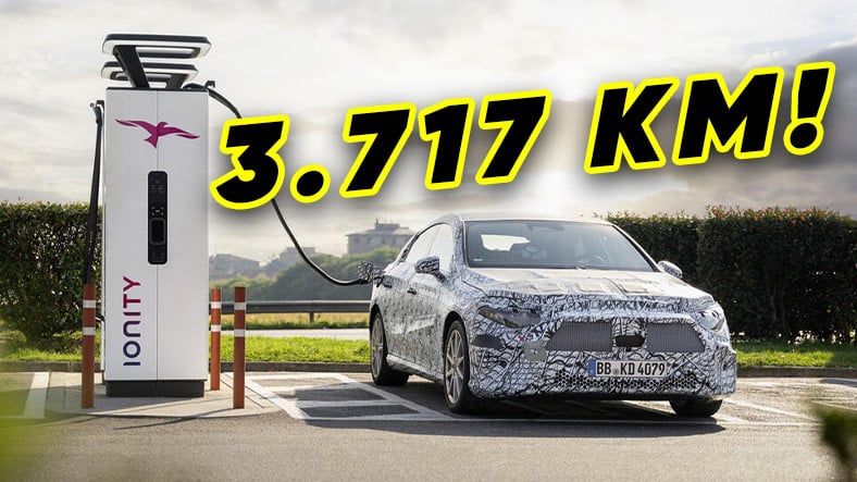 Elektrikli Mercedes-Benz CLA, 24 Saat Mesafe Rekoru Kırdı: Tahtı Porsche Taycan'dan Aldı