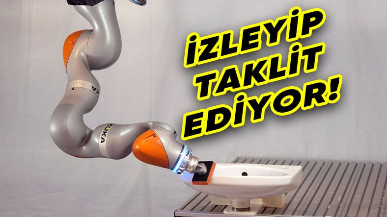 Bir İnsanın Yaptıklarını “İzleyerek” Öğrenen Robot Geliştirildi [Video]