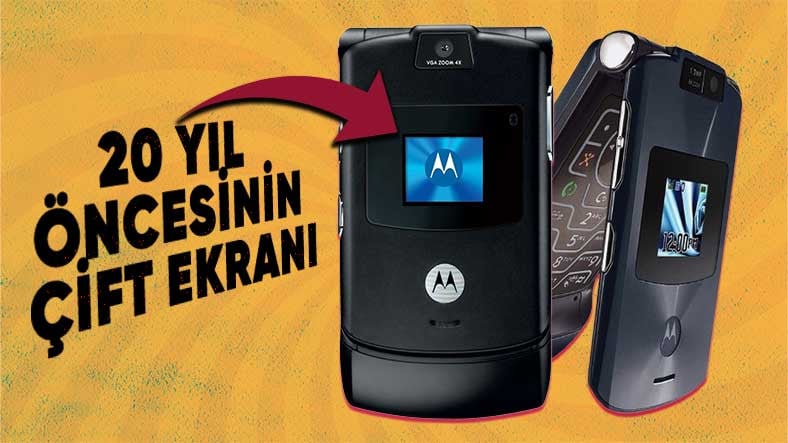 Tam 20 Yıl Öncesinin 'Çift Ekranlı Telefonu' Motorola RAZR V3’ün Şimdi Kulaklara Şaka Gibi Gelen Özellikleri