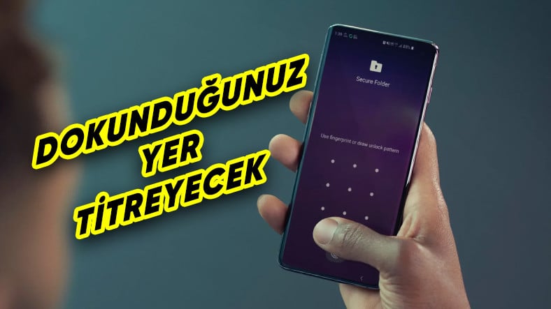 Samsung, Sadece Dokunulan Yerden Titreyen Bir Telefon Geliştiriyor