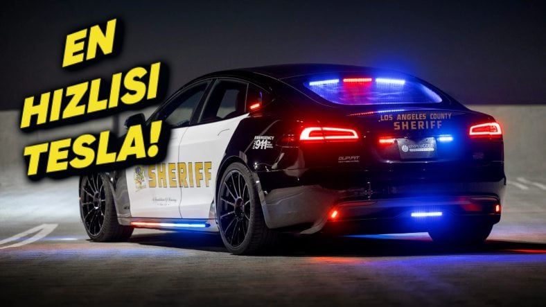 Tesla Model S Plaid, En Hızlı Polis Devriye Aracı Olma Unvanını Kazandı! (Yolda Tek Rakibi Tesla Diyebilir miyiz?)