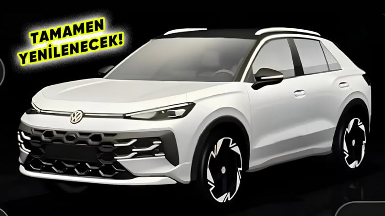 2026 Model Volkswagen T-Roc'un Tasarımı Ortaya Çıktı: Silüeti Tamamen Değişecek!