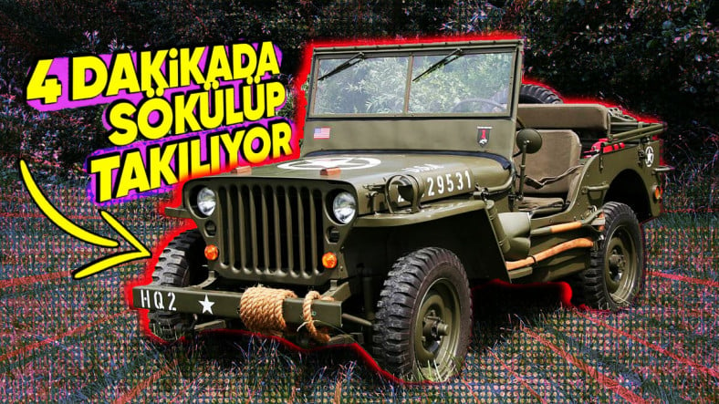 Kahve Demlemekten Daha Hızlı: II. Dünya Savaşı’nda Kullanılan, 4 Dakikada Sökülüp Takılan Jeep